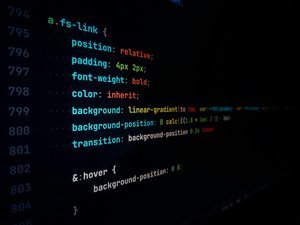 Code CSS affiché à l'écran